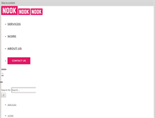 Tablet Screenshot of nookwebdesign.com